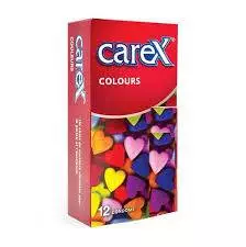 Carex Colours Condoms 12 pack