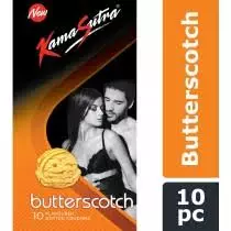 KamaSutra Butterscotch Flavoured Dotted Condoms – 10pcs