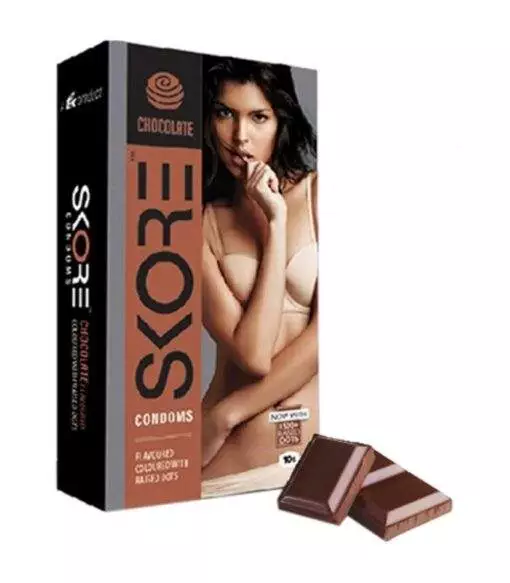 Skore Chocolate Condoms _10 Pack
