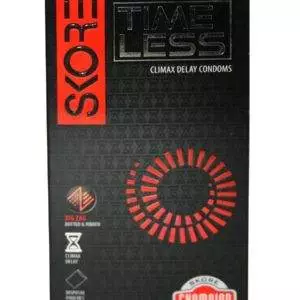 Skore Time Less Climax Delay Pleasure Condoms -10pcs